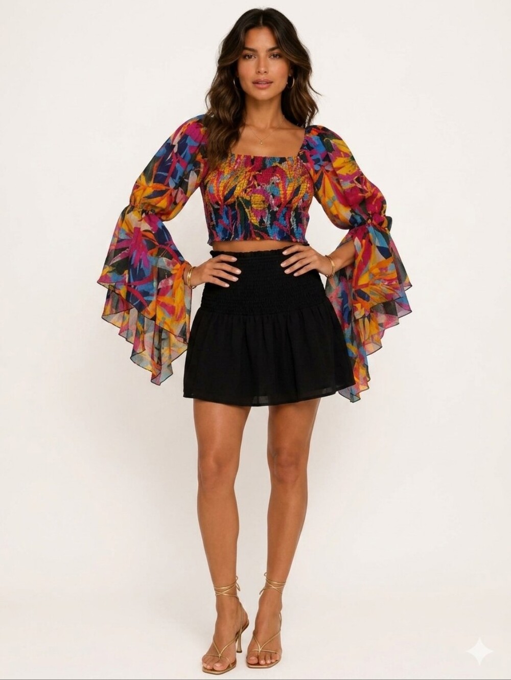 Live 4 Truth Multicolor Floral Top Blouse